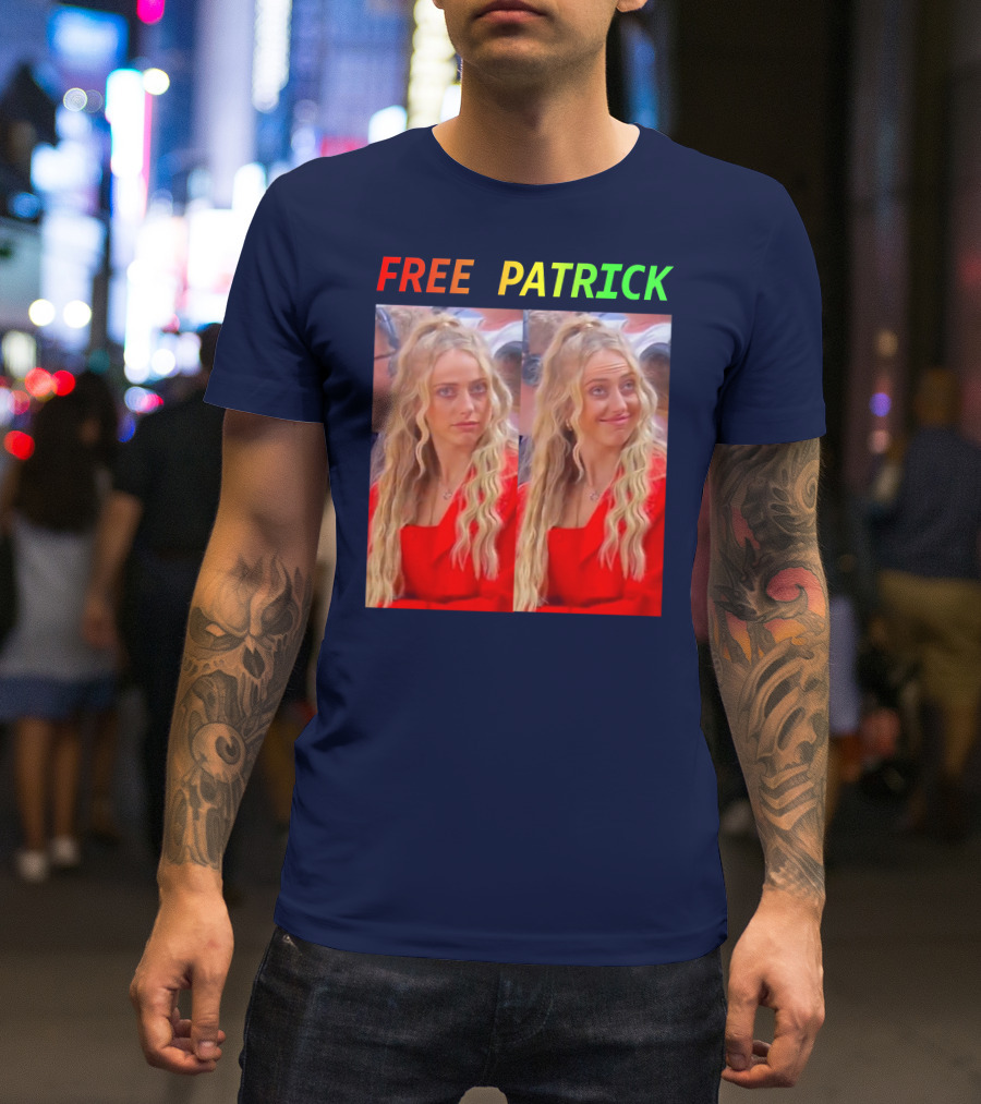 FREE PATRICK Double Image Red T-Shirt