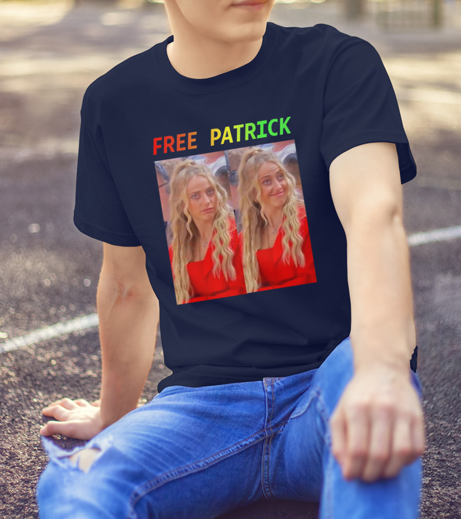 FREE PATRICK Double Image Red T-Shirt