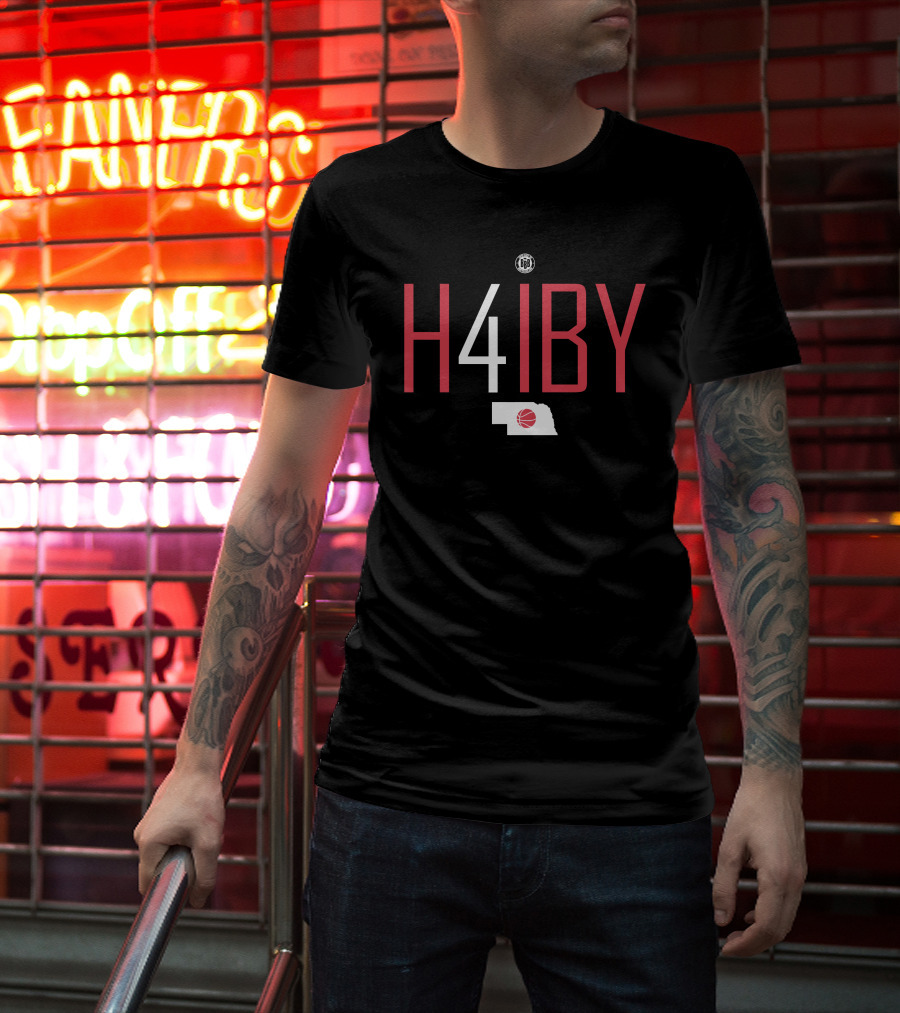 Bbb H4iby Nebraska Basketball T-Shirt