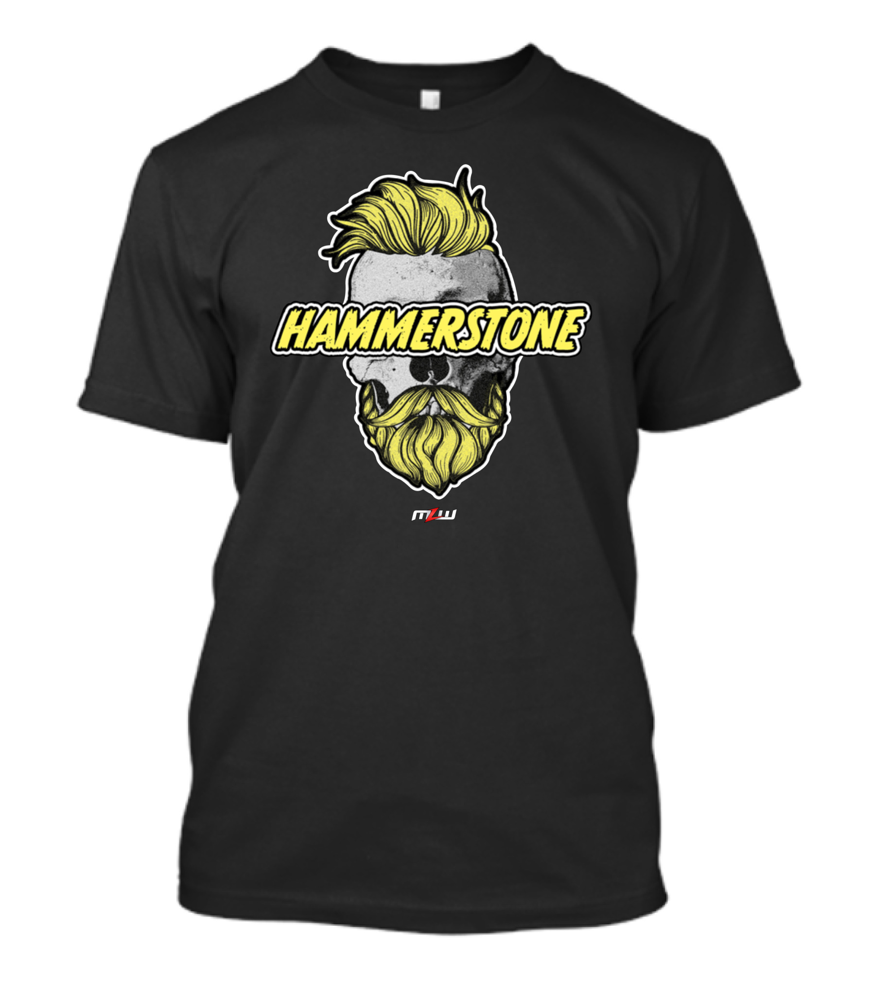 Hammerstone MLW Skull Pro Wrestling Tees Alex Hammerstone T-Shirt