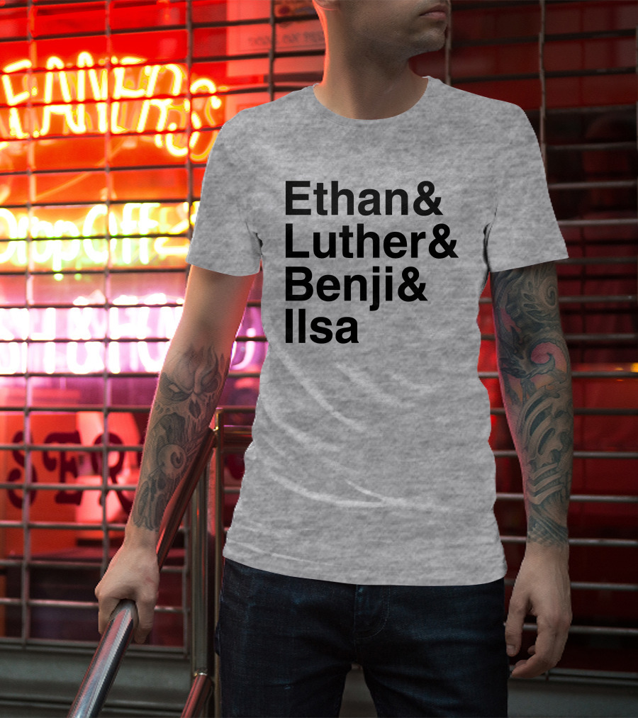 Mission Impossible Ethan Luther Benji Ilsa Characters T-Shirt