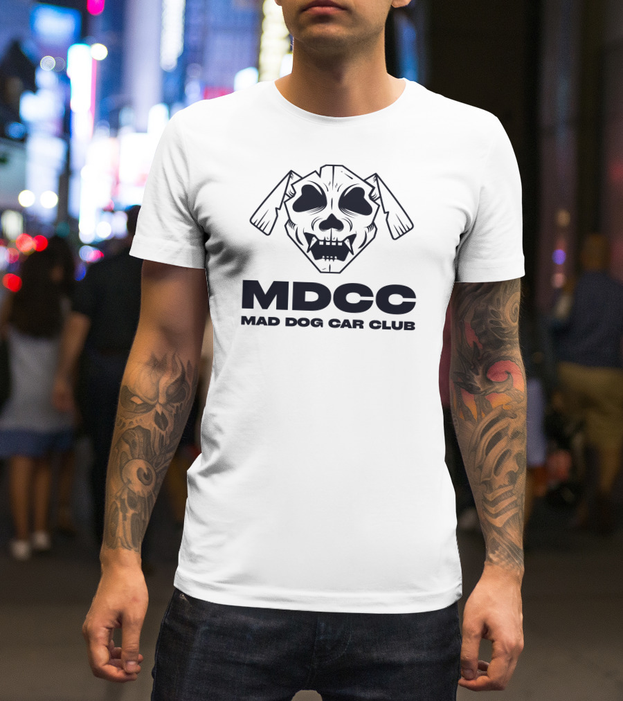 MDCC Mad Dog Car Club Skull T-Shirt