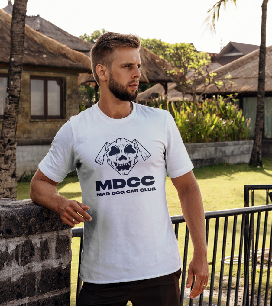 MDCC Mad Dog Car Club Skull T-Shirt
