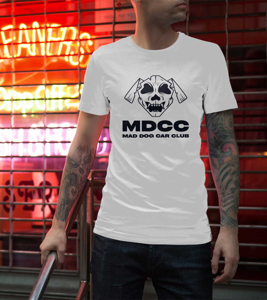 MDCC Mad Dog Car Club Skull T-Shirt