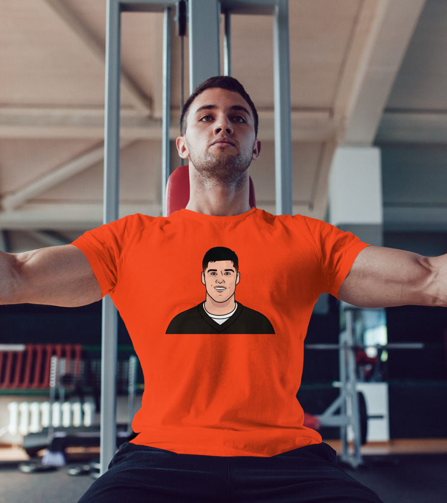 Mason Rudolph Illustrated Portrait On T-Shirt