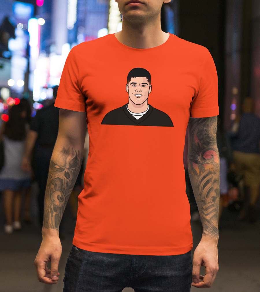 Mason Rudolph Illustrated Portrait On T-Shirt