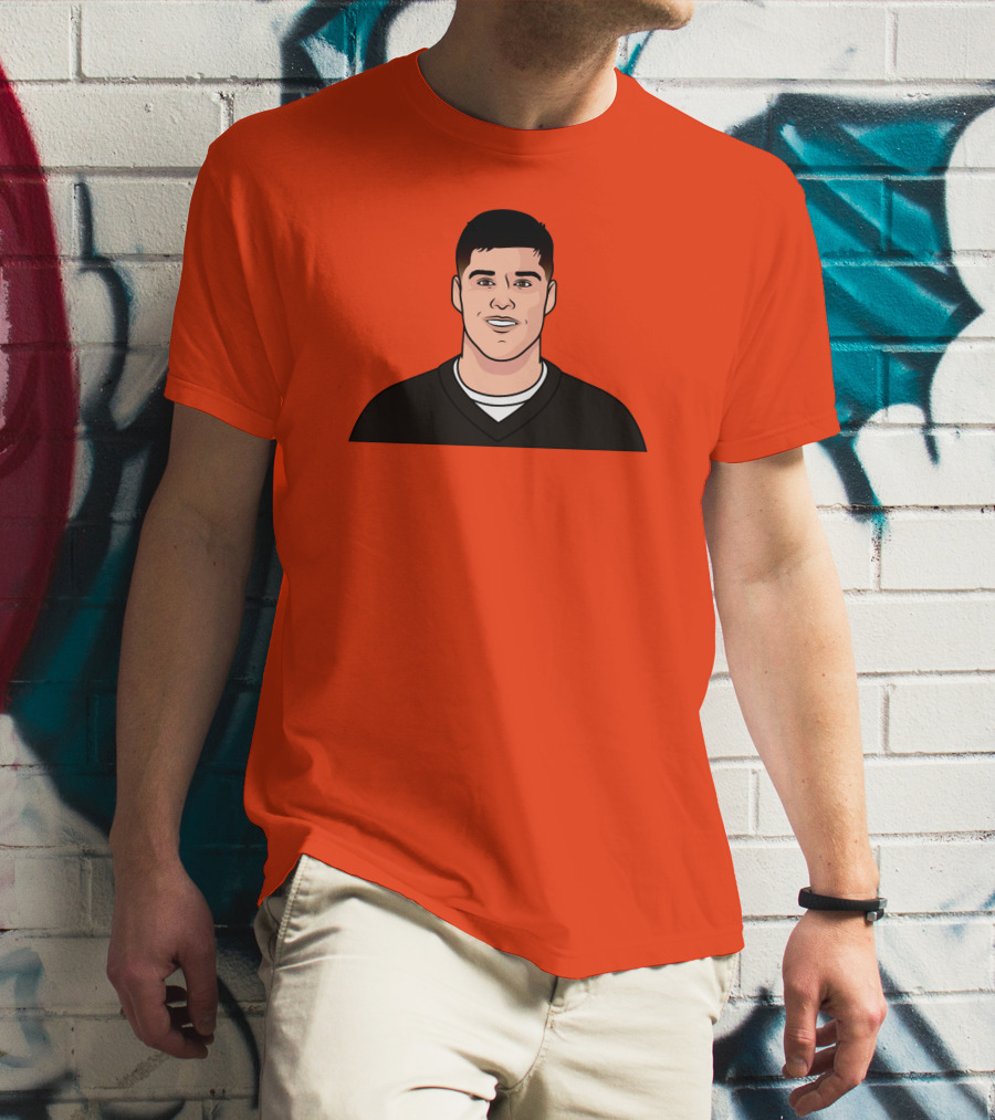 Mason Rudolph Illustrated Portrait On T-Shirt