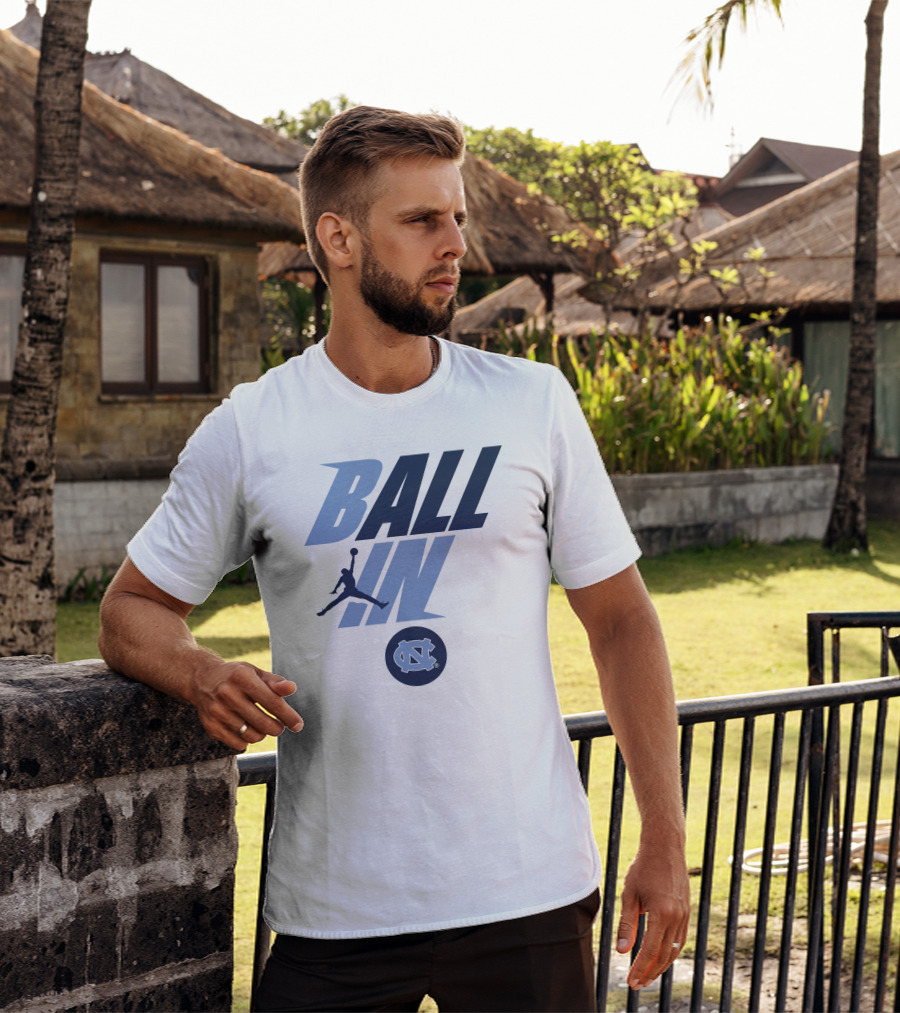 Goheels Shop Jordan Brand North Carolina Tar Heels Ball In Jumpman T-Shirt