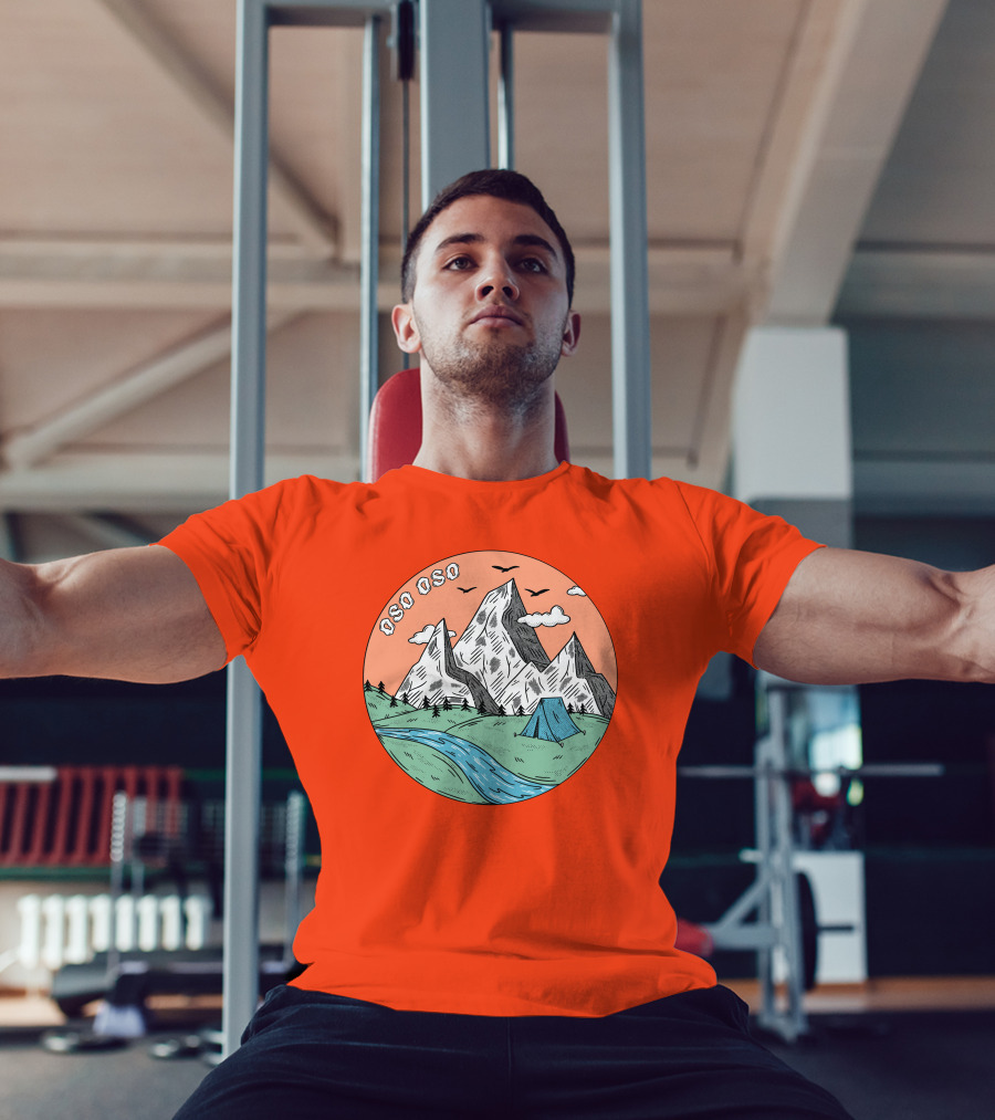 Christine Oso Oso River Tent Camping Mountains T-Shirt