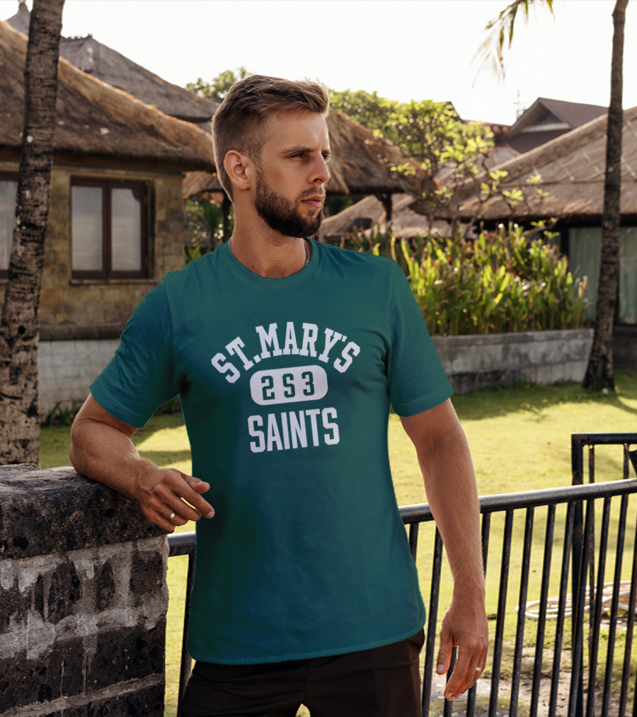 St. Mary's High School Saints 2S3 Team Spirit T-Shirt