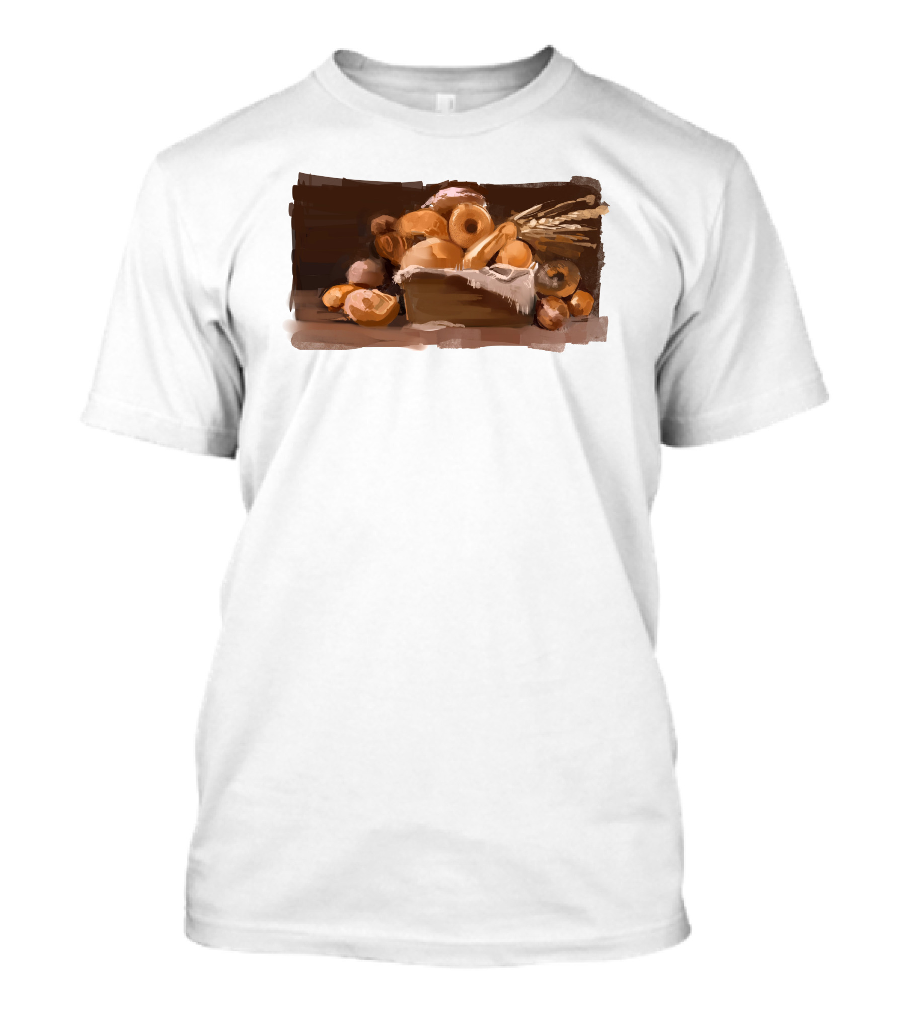 Wolfy The Witch Merchandise Bread Basket T-Shirt
