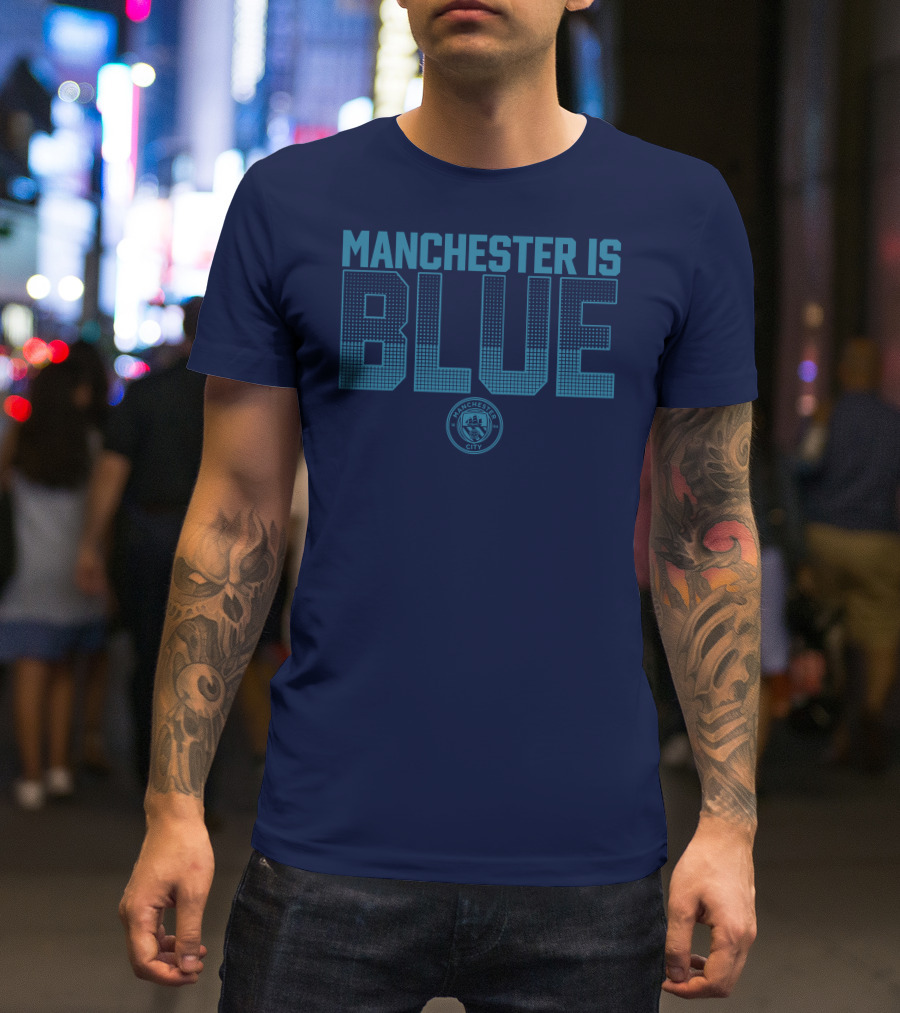 Manchester Is Blue: Manchester City Emblem T-Shirt