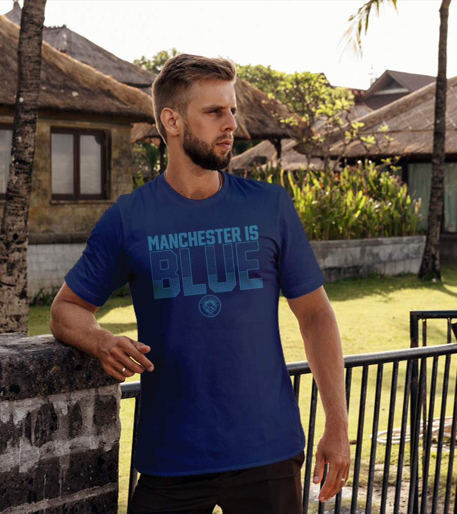Manchester Is Blue: Manchester City Emblem T-Shirt