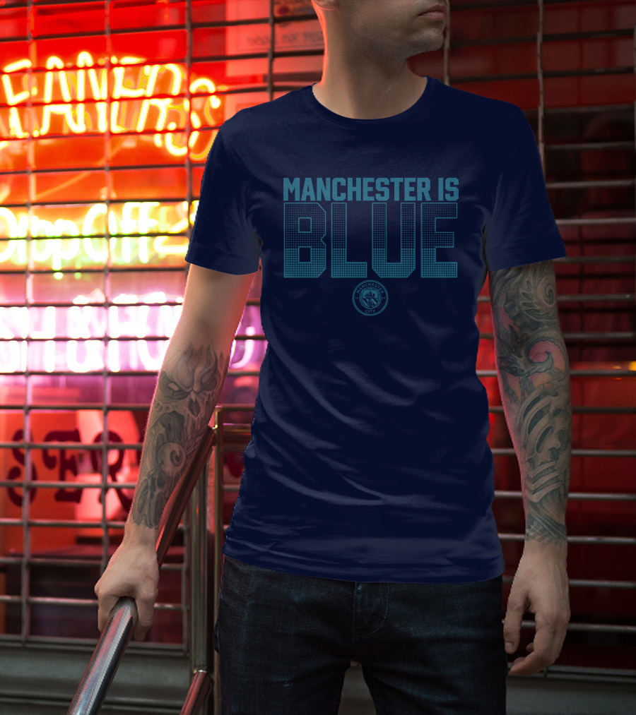 Manchester Is Blue: Manchester City Emblem T-Shirt