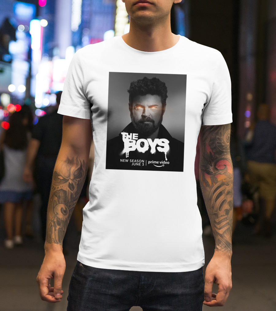 The Boys New Season June 3 Prime Video Superhero Dark T-Shirt