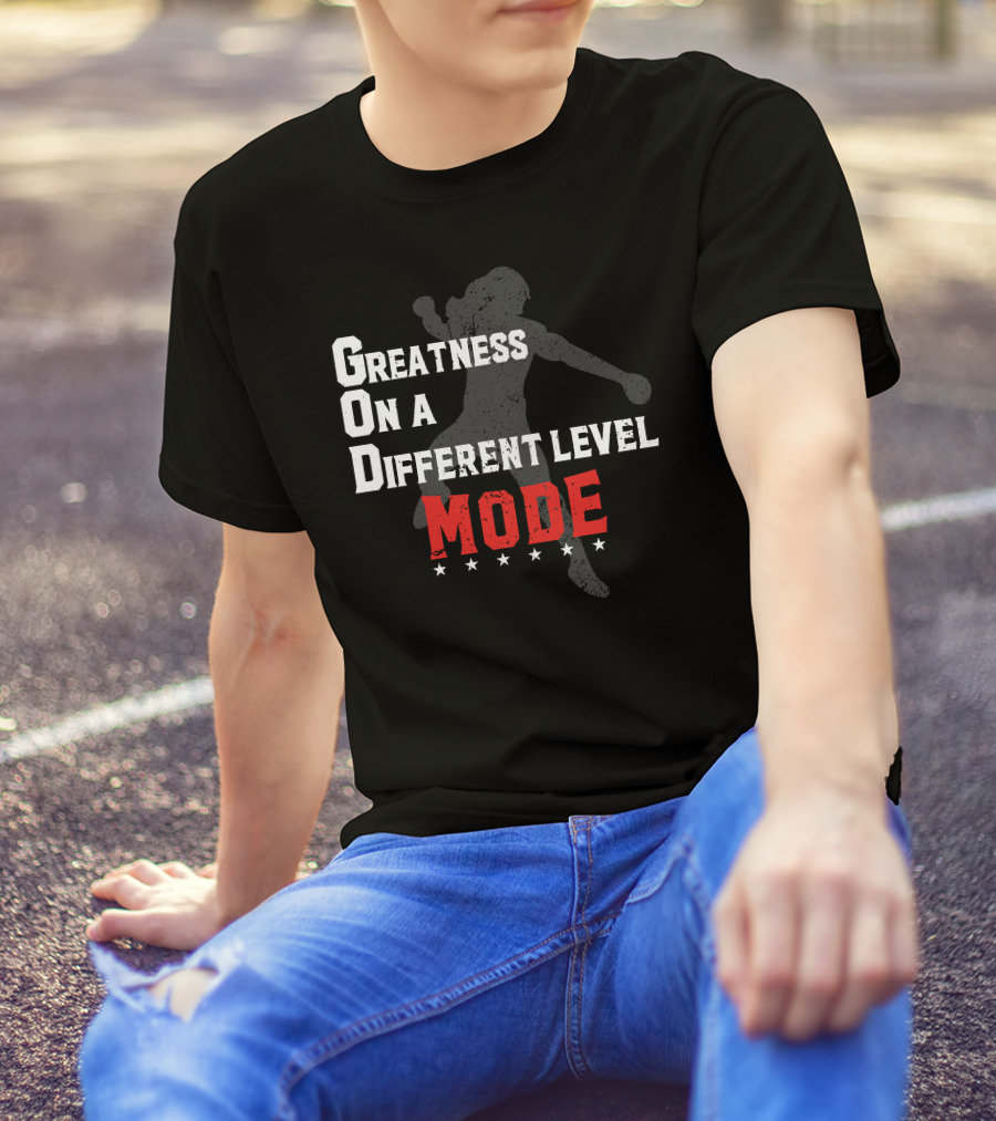Greatness On A Different Level Mode Silhouette G.O.D T-Shirt