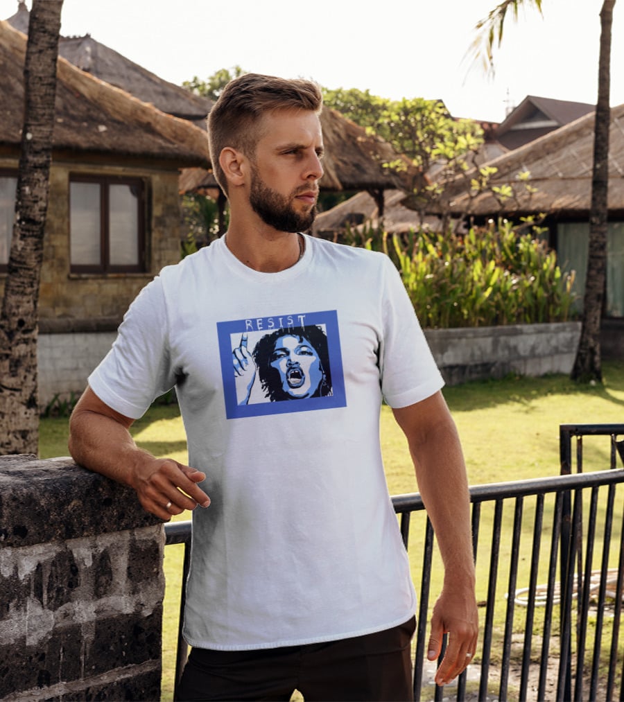 Liberal World Gear Company Merch Resist Stacey Abrams T-Shirt