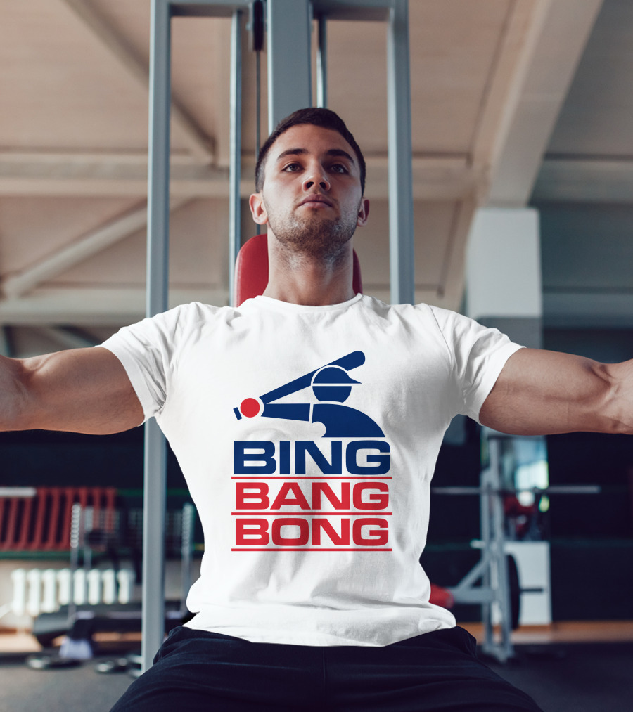 Bing Bang Bong Baseball Player T-Shirt