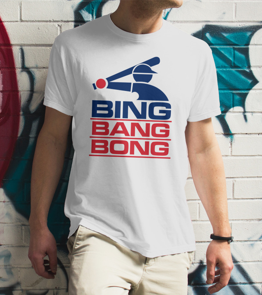 Bing Bang Bong Baseball Player T-Shirt