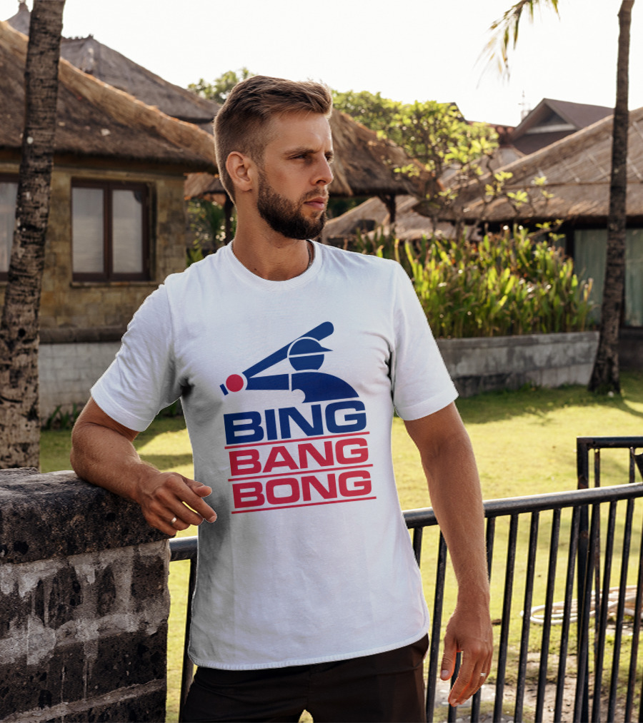 Bing Bang Bong Baseball Player T-Shirt