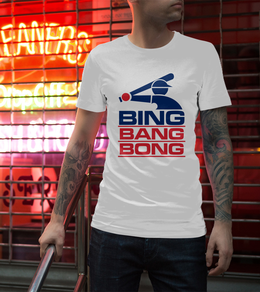 Bing Bang Bong Baseball Player T-Shirt