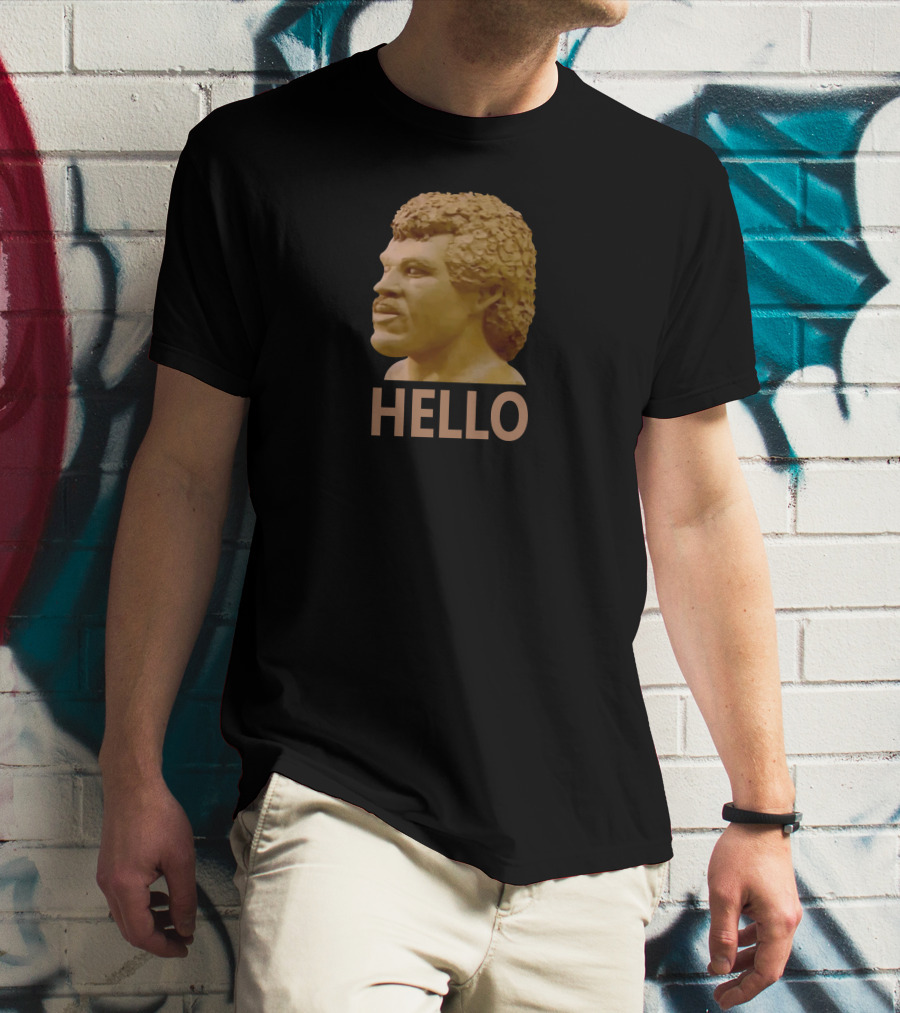 Lionel Richie Hello Bust Sculpture T-Shirt