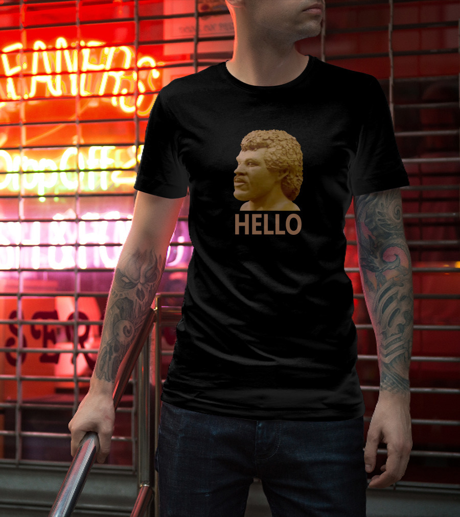 Lionel Richie Hello Bust Sculpture T-Shirt
