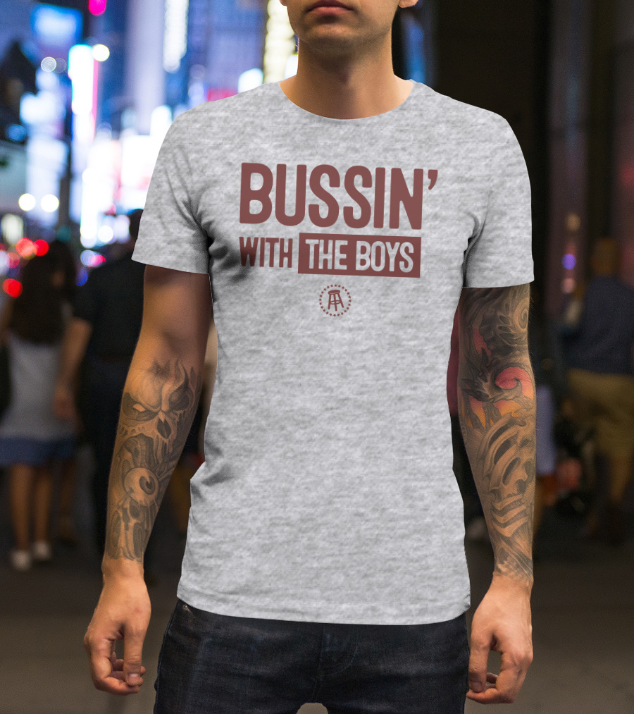 Bussin' With The Boys Red Logo Onesie T-Shirt