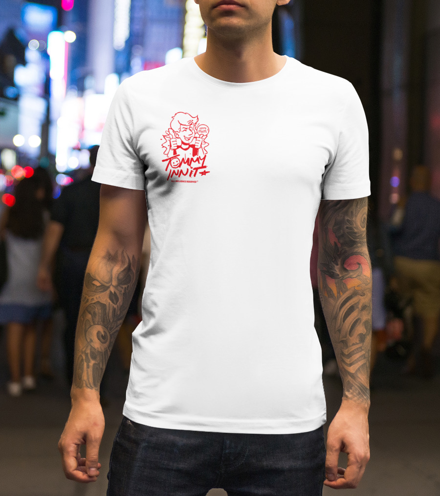 Tommyinnit Sorry Mum All Influence Reserved Cartoon T-Shirt