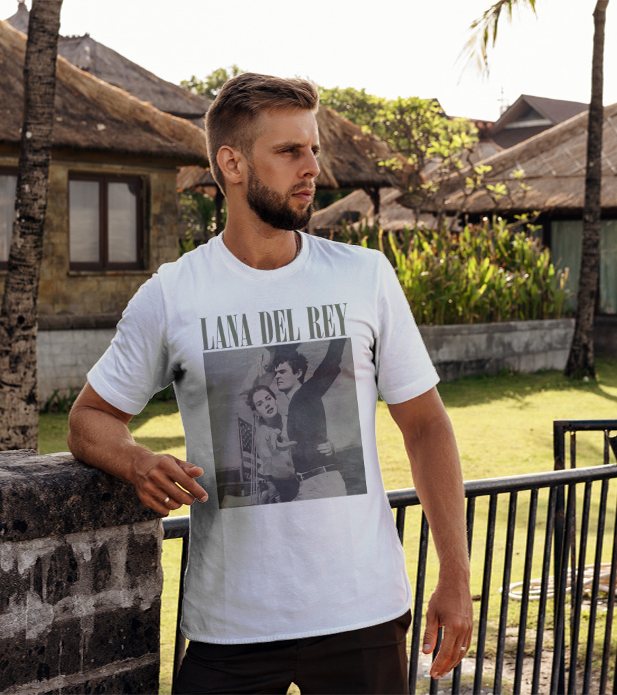 Lana Del Rey Amon Nostalgic Romance Iconography T-Shirt