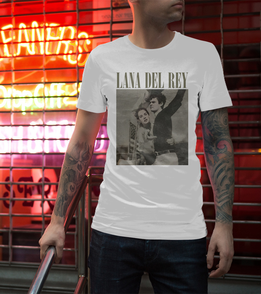 Lana Del Rey Amon Nostalgic Romance Iconography T-Shirt