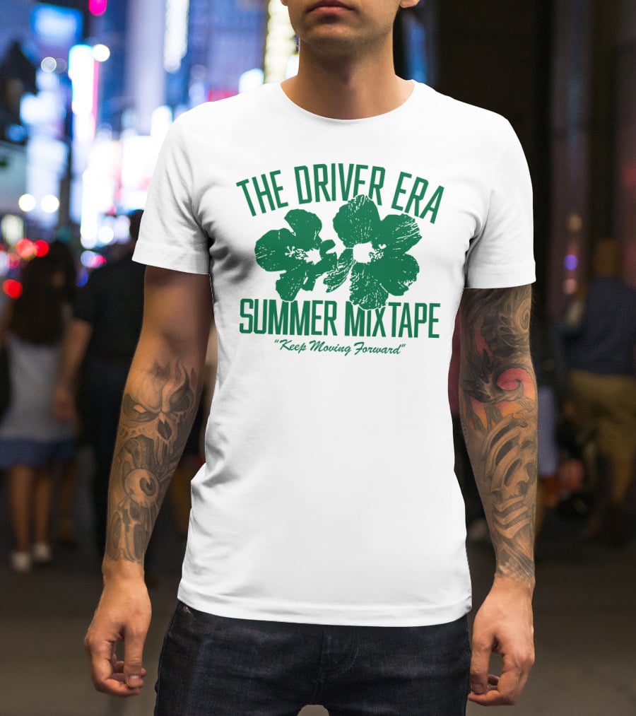 The Driver Era Summer Mixtape Keep Moving Forward Hibiscus T-Shirt
