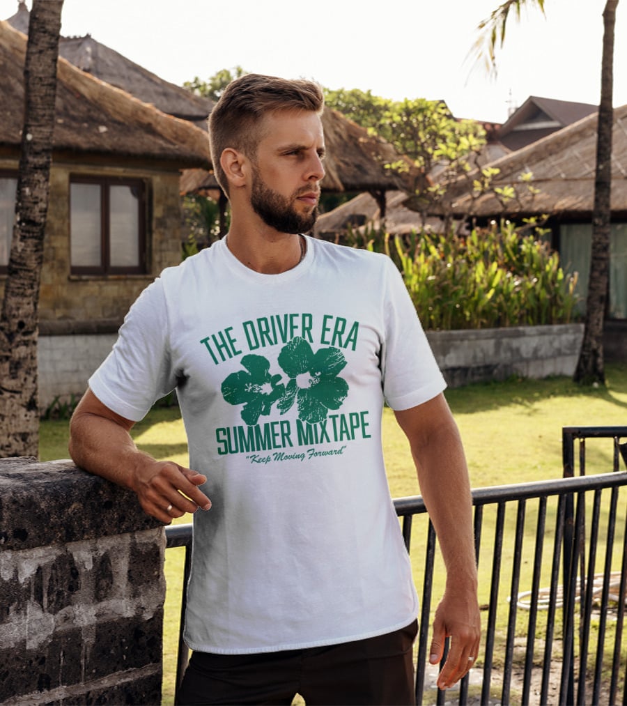 The Driver Era Summer Mixtape Keep Moving Forward Hibiscus T-Shirt