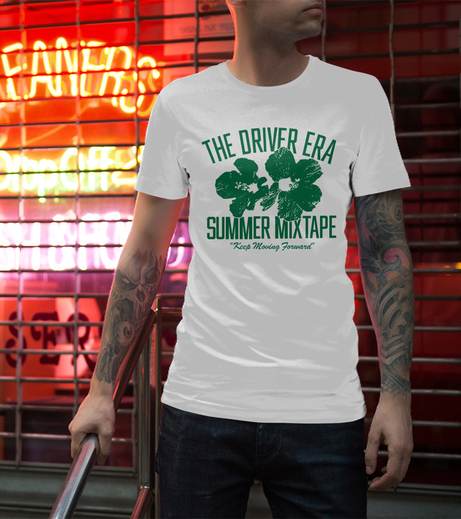 The Driver Era Summer Mixtape Keep Moving Forward Hibiscus T-Shirt