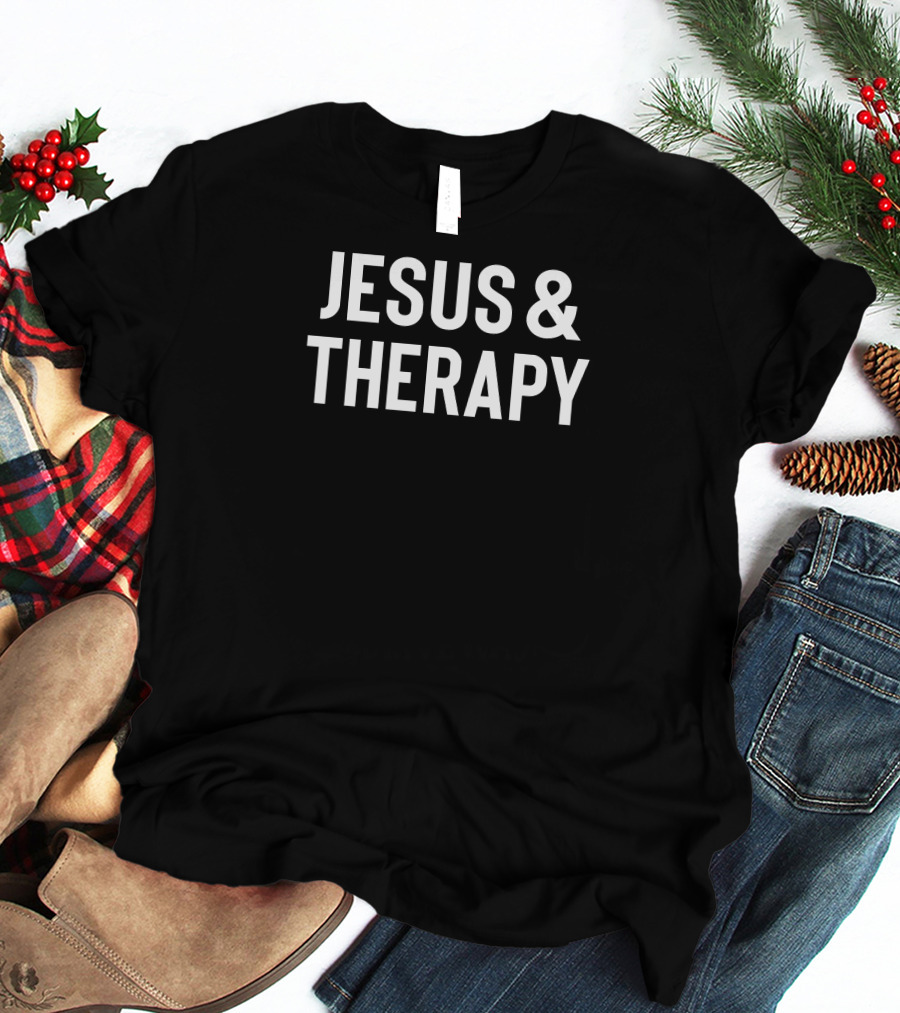 Fiyin Olubiyi Jesus And Therapy T-Shirt