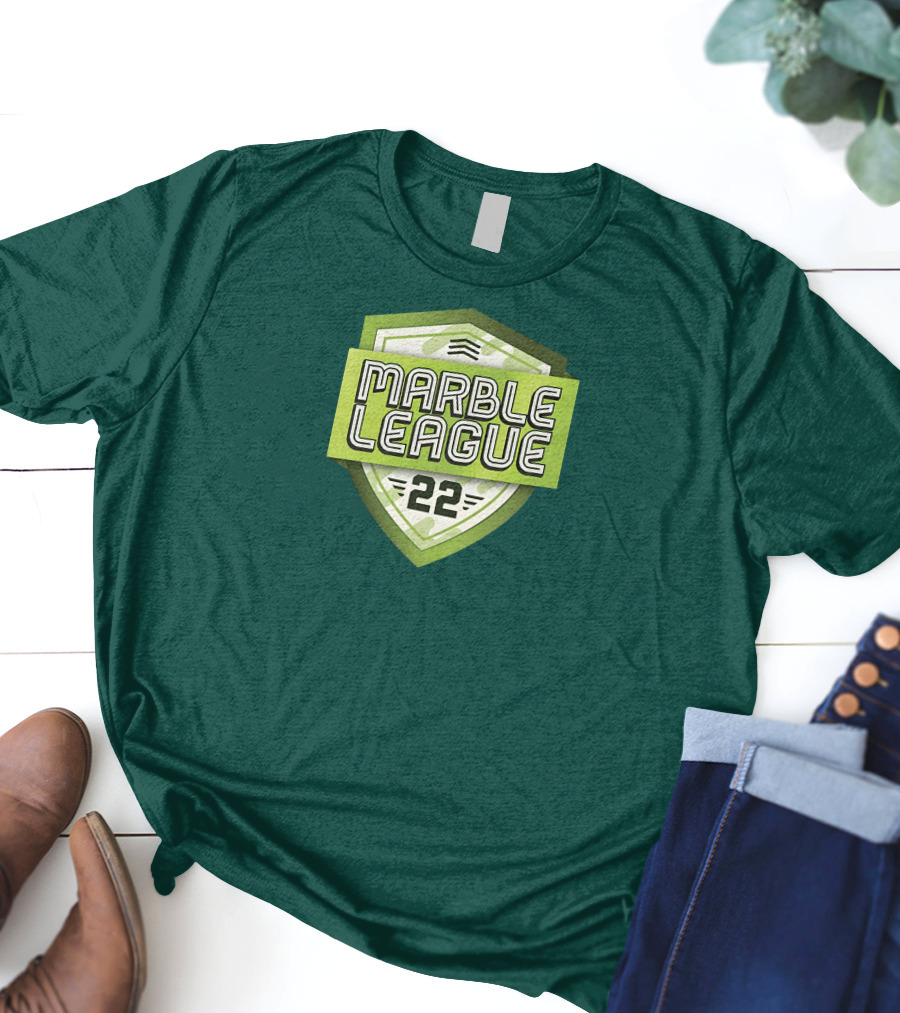 Marble League 22 Jelle's Marble Runs Badge T-Shirt