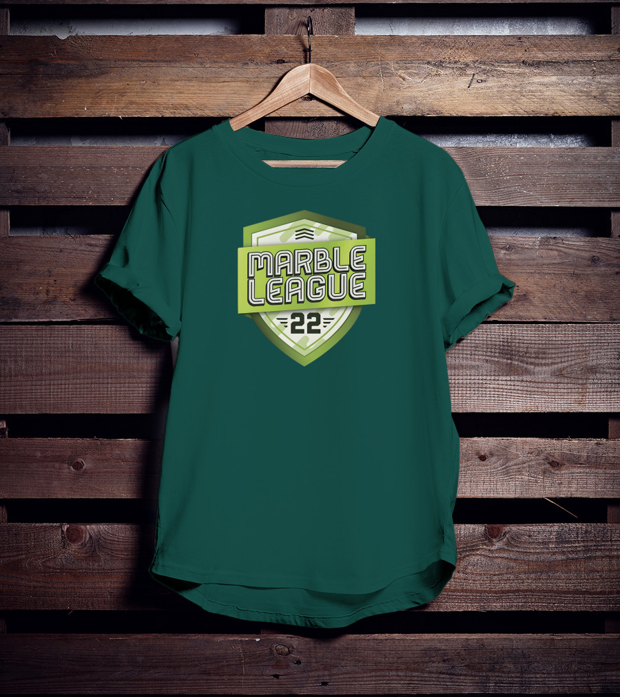 Marble League 22 Jelle's Marble Runs Badge T-Shirt