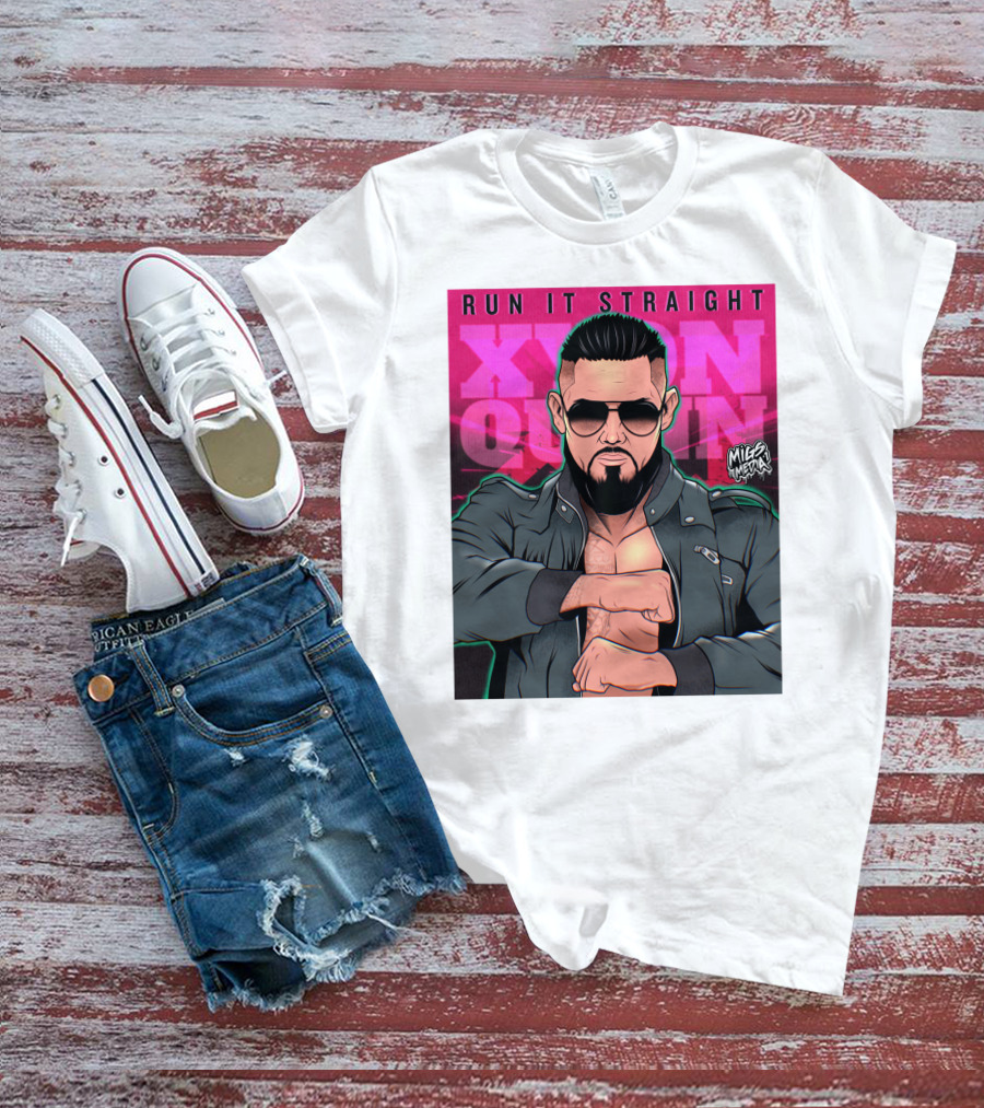 RUN IT STRAIGHT XYON QUINN MILES MEDIA ORIGINAL T-Shirt