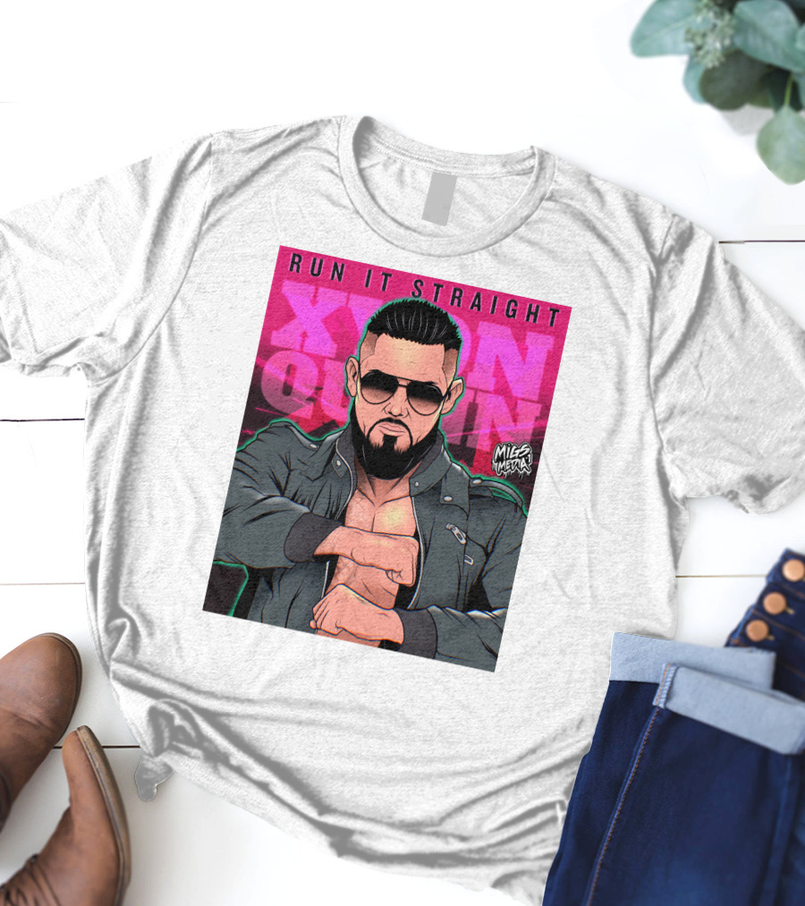 RUN IT STRAIGHT XYON QUINN MILES MEDIA ORIGINAL T-Shirt