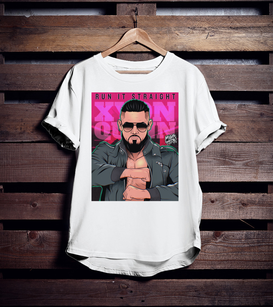 RUN IT STRAIGHT XYON QUINN MILES MEDIA ORIGINAL T-Shirt
