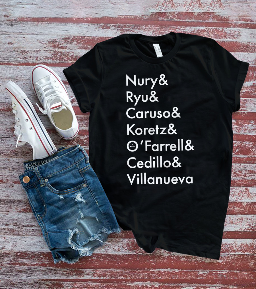 Nury Ryu Caruso Koretz O'Farrell Cedillo Villanueva T-Shirt