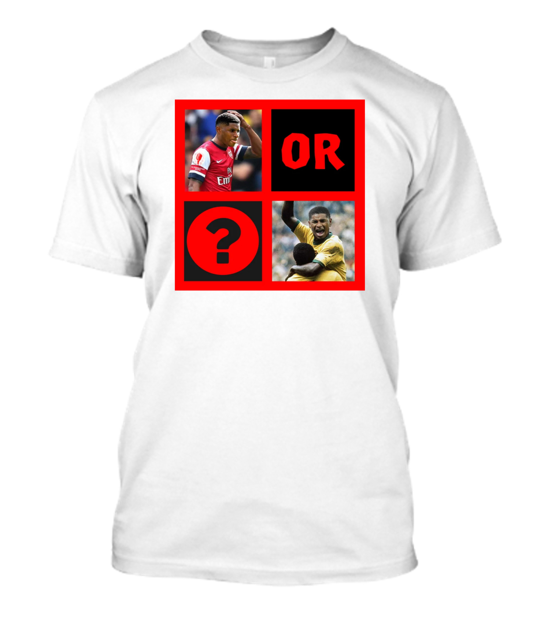Walcott Question Mark Or Iconic Footballer Image T-Shirt
