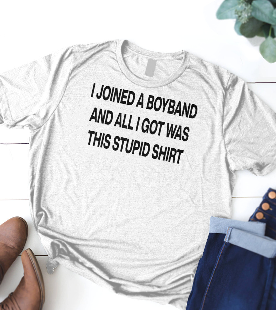 I Joined A Boyband And All I Got Was This Stupid T-Shirt