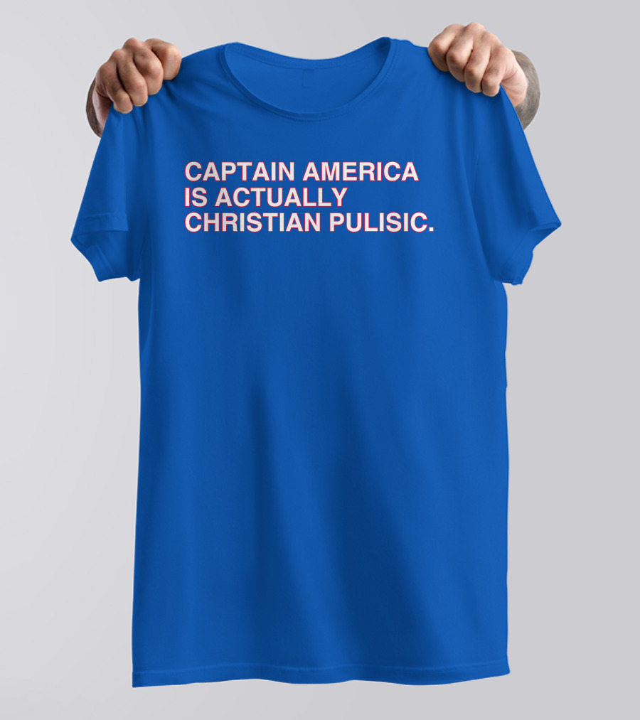 Captain America Is Actually Christian Pulisic Soccer Hero T-Shirt