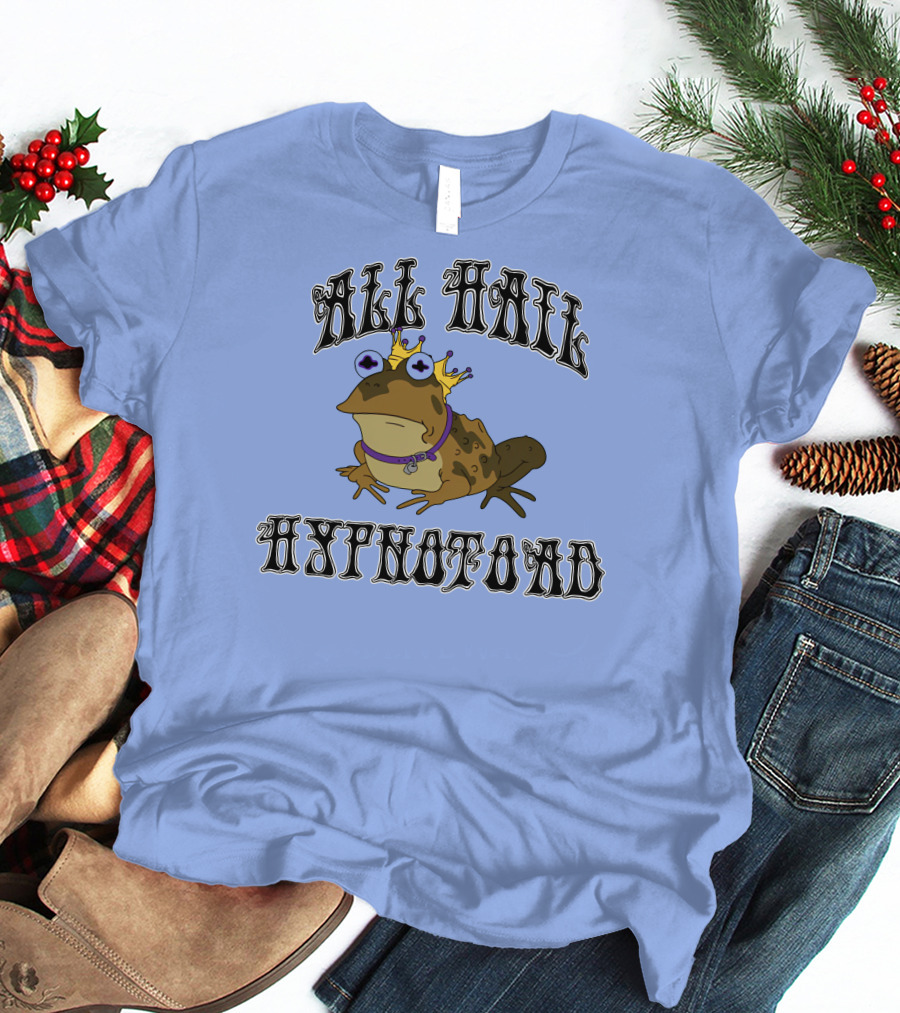 All Hail Hypnotoad Futurama Iconic Frog With Crown And Hypnotic Eyes T-Shirt