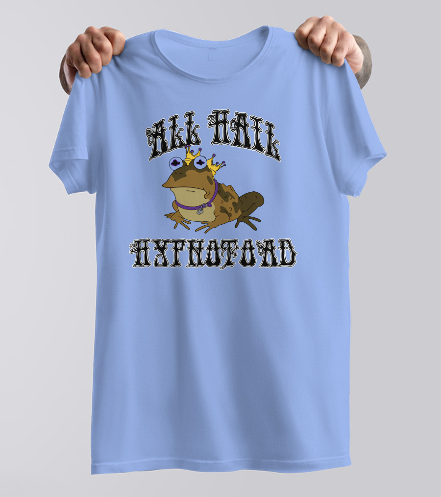 All Hail Hypnotoad Futurama Iconic Frog With Crown And Hypnotic Eyes T-Shirt