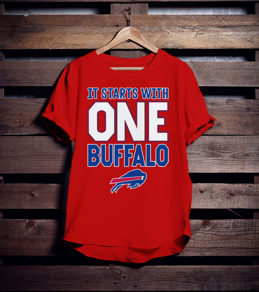 Ken Dorsey It Starts With One Buffalo Bills T-Shirt