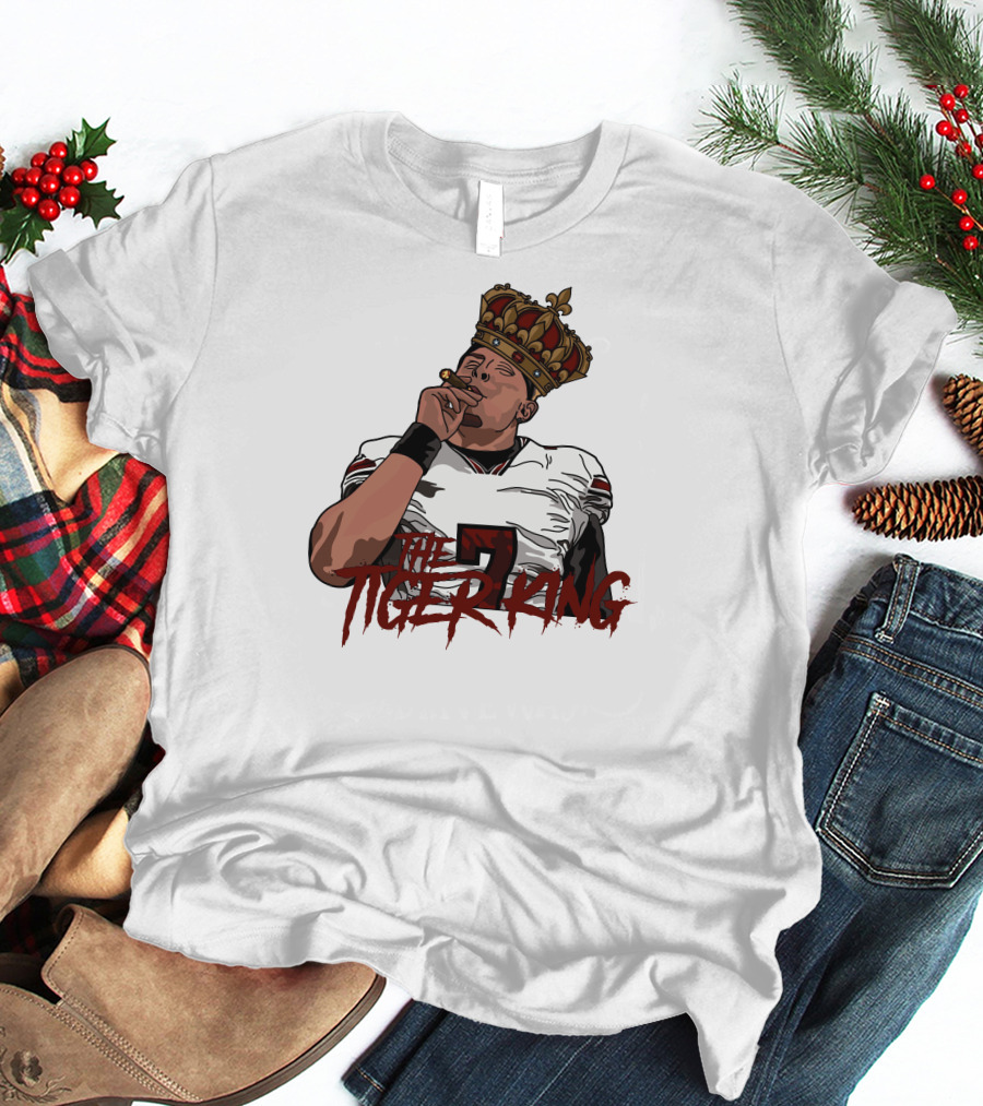 The Tiger King Spencer Rattler Crowned Quarterback T-Shirt