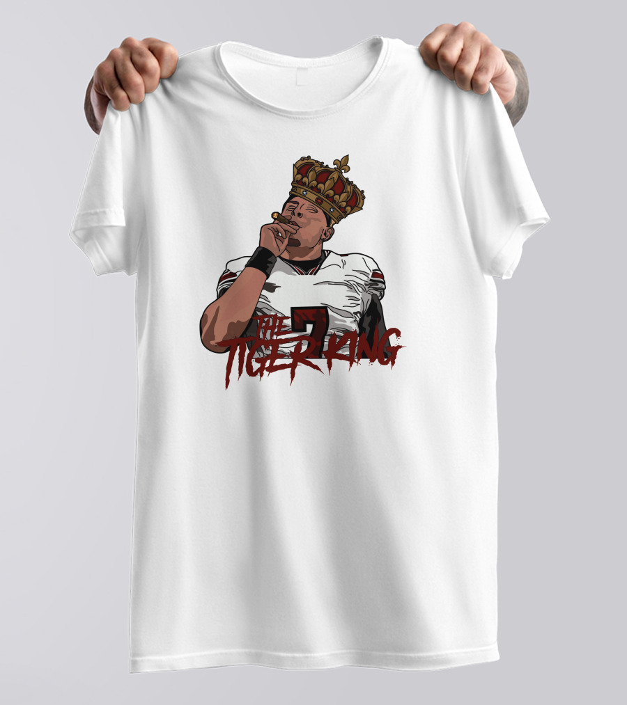 The Tiger King Spencer Rattler Crowned Quarterback T-Shirt