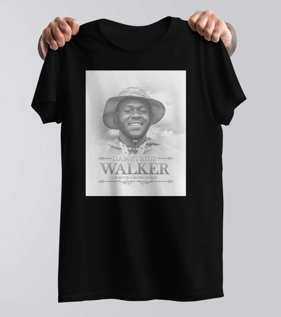 Dametrius Walker Forever A Michigan Man Michigan Football T-Shirt